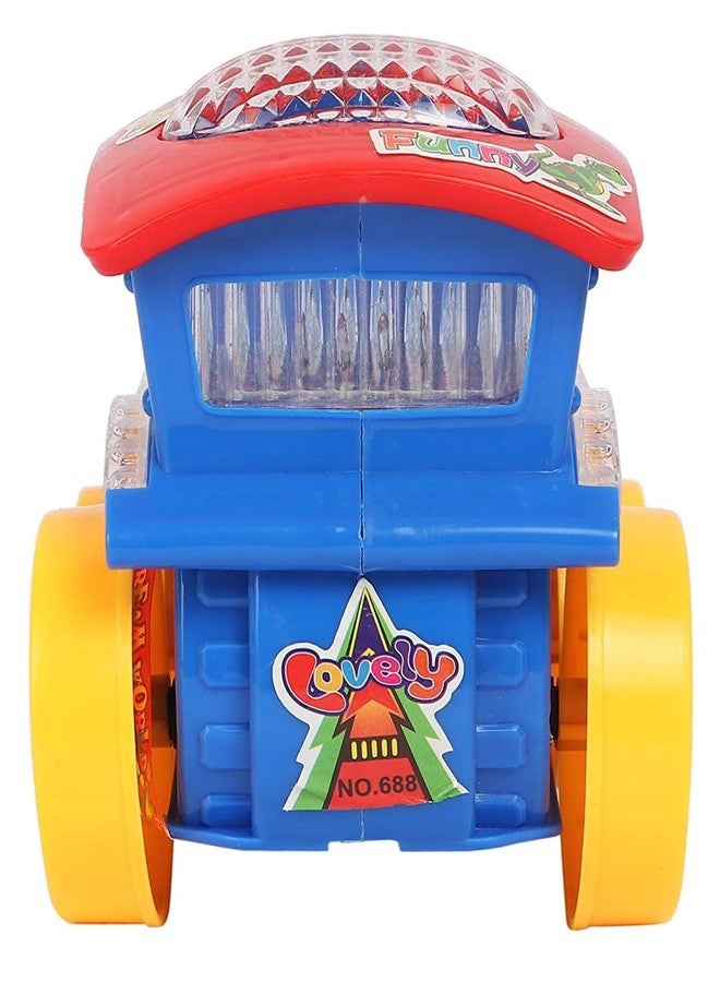 Manos Toy Train Set with Lights and Sounds, Multicolour Toy for Kids loco Train Toy Pack of 1 - Image 5